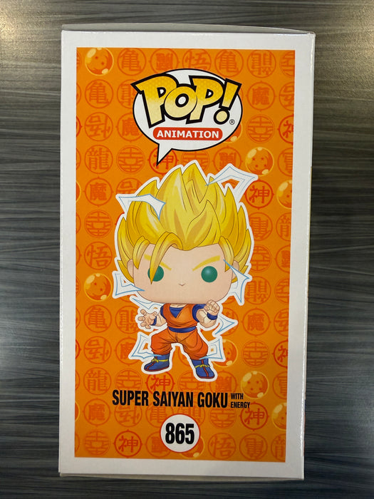 Funko POP! Animation: Dragon Ball Z - Super Saiyan Goku (PX Previews)(GiTD)(CHASE)(Damaged Box)[A] #865