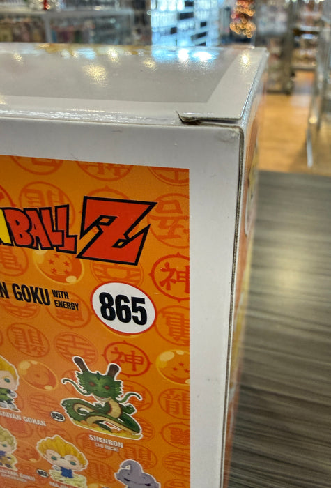 Funko POP! Animation: Dragon Ball Z - Super Saiyan Goku (PX Previews)(GiTD)(CHASE)(Damaged Box)[B] #865