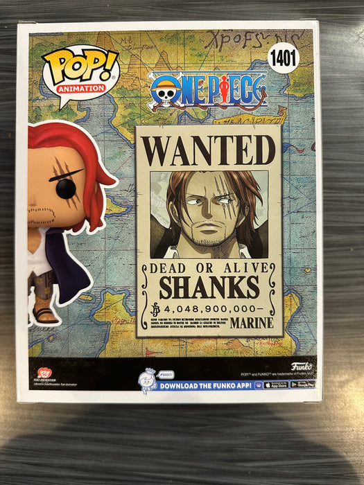 Funko POP! Animation: One Piece - Shanks [Wanted Poster] (2024 Chicago Comic Expo C2E2)(Damaged Box) #1401