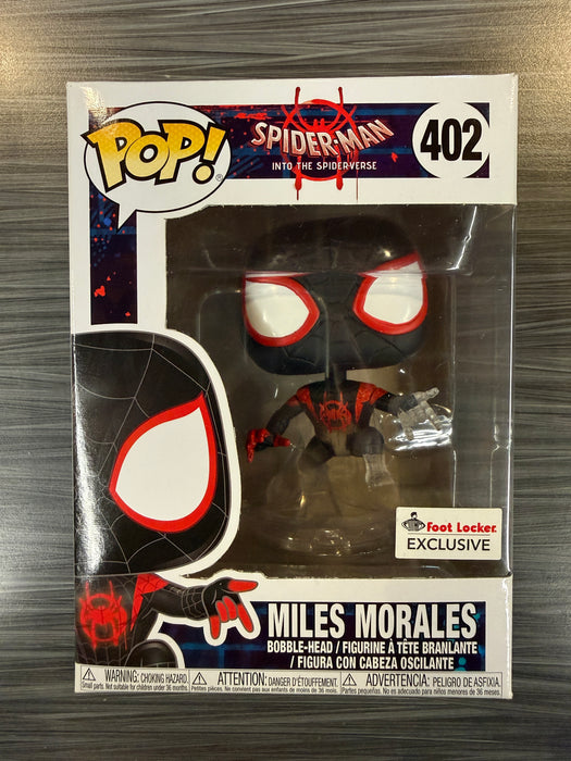 Funko POP! Spiderman Into the Universe: Miles Morales (FootLocker)(Damaged Box)[A] #402