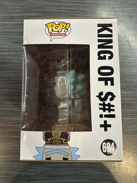 Funko POP! Animation: Rick And Morty - King of S#!+ [With Sound][6 Inch] (Damaged Box) [B] #694