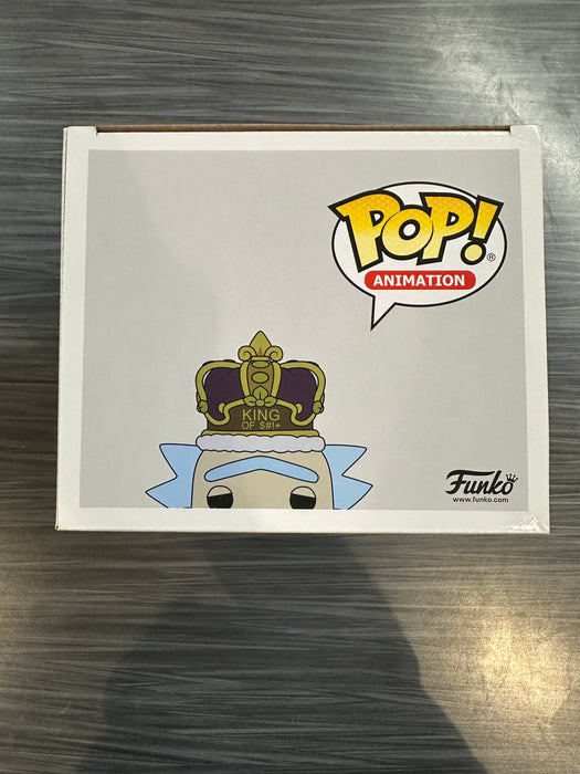 Funko POP! Animation: Rick And Morty - King of S#!+ [With Sound][6 Inch] (Damaged Box) [B] #694