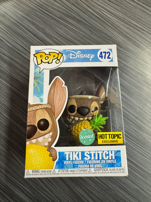 Funko POP! Disney: Tiki Stitch (Scented)(Hot Topic)(Damaged Box)[A] #472