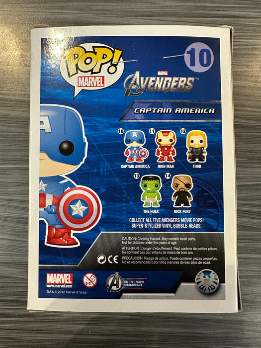 Funko POP! : Avengers - Captain America (Damaged Box) #10