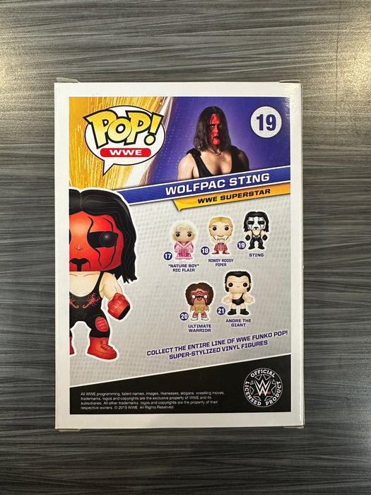 Funko POP! WWE: Wolfpac Sting (GameStop)(Damaged Box) #19