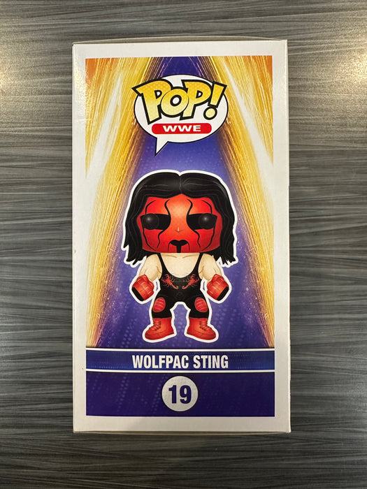 Funko POP! WWE: Wolfpac Sting (GameStop)(Damaged Box) #19