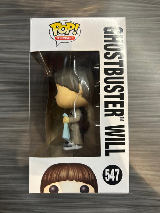 Funko POP! Television: Stranger Things - Ghostbuster Will (Damaged Box*) #547