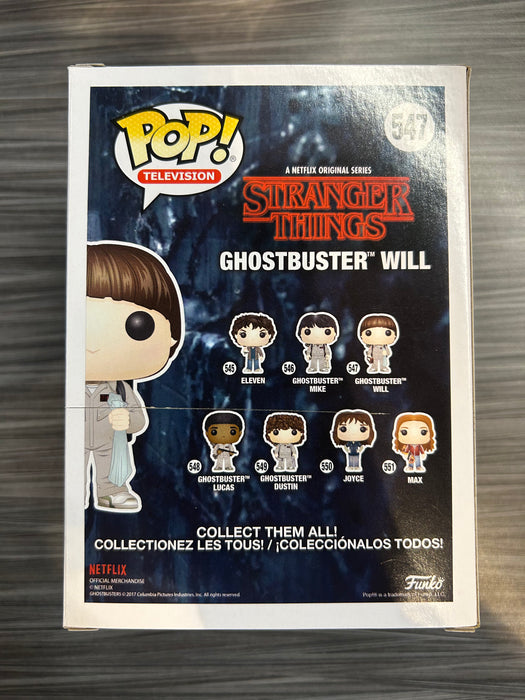 Funko POP! Television: Stranger Things - Ghostbuster Will (Damaged Box*) #547