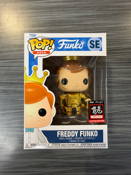 Funko POP! Asia: Freddy Funko as Warrior (2024 Year of the Dragon 1000 pcs)(Damaged Box) #SE