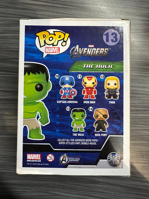 Funko POP! : Avengers - The Hulk [Large Font](Damaged Box) #13