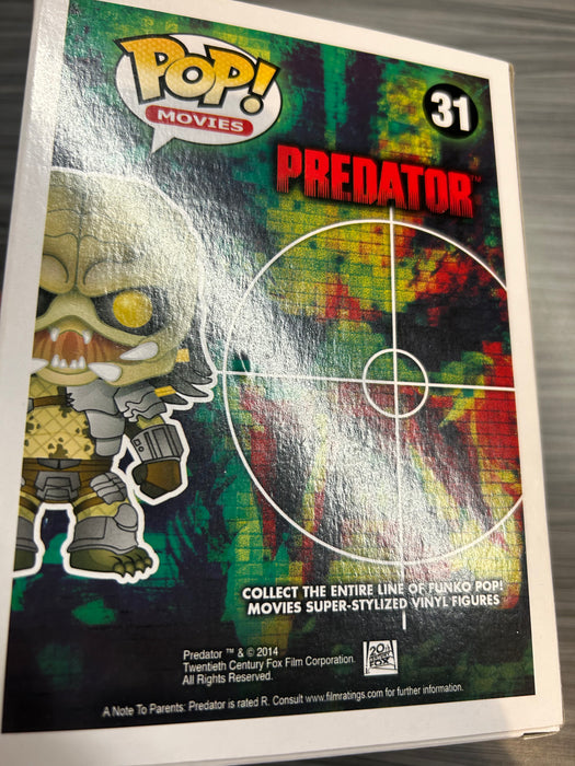 Funko POP! Movies: Predator - Predator [Cloaked/Bloody](Hot Topic)(Damaged Box*) #31