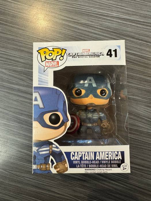 Funko POP! Captain America The Winter Soldier: Captain America (Damaged Box) #41