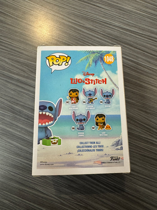 Funko POP! Lilo & Stitch - Stitch [with record player](CHASE)(Funko)(Damaged Box)[A] #1048