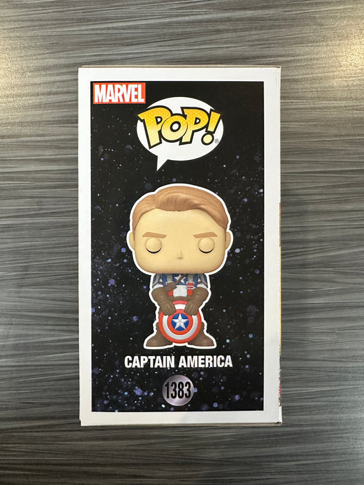 Funko POP! Marvel: The Infinity Saga - Captain America (GiTD)(CHASE)(Upper Deck)(Damaged Box) #1383