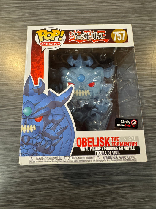 Funko POP! Animation: Yu-Gi-Oh! - Obelisk The Tormentor (GameStop Square Sticker)(Damaged Box) [A] #757