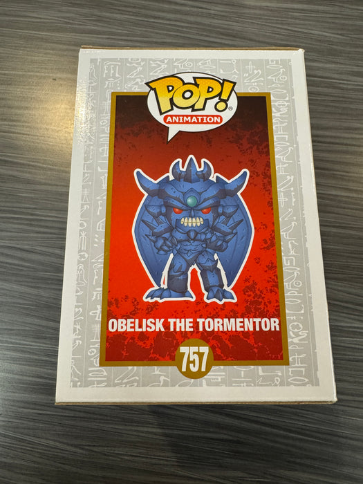 Funko POP! Animation: Yu-Gi-Oh! - Obelisk The Tormentor (GameStop Square Sticker)(Damaged Box) [A] #757