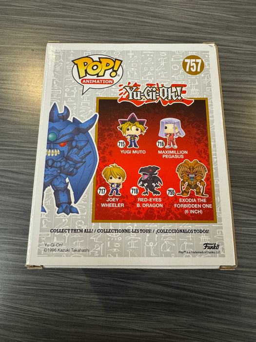 Funko POP! Animation: Yu-Gi-Oh! - Obelisk The Tormentor (GameStop Square Sticker)(Damaged Box) [A] #757