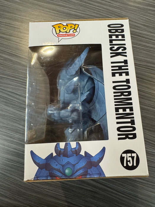 Funko POP! Animation: Yu-Gi-Oh! - Obelisk The Tormentor (GameStop Square Sticker)(Damaged Box) [A] #757