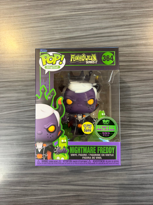 Funko POP! Digital: Funkoween Series 2 - Nightmare Freddy (GiTD)(NFT Release 999 PCS)(Damaged Box) #364