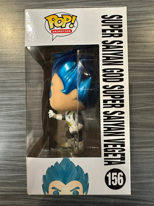 Funko POP! Animation: Dragon Ball Z - Super Saiyan God Super Saiyan Vegeta (GameStop)(Damaged Box) [B] #156