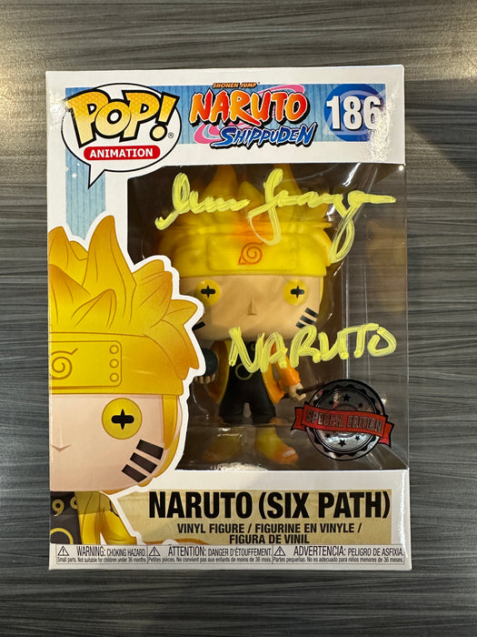 Funko POP! Animation: Naruto Shippuden - Naruto [Six Path] (Special Edition)(Signed/Maile Flanagan/JSA) #186