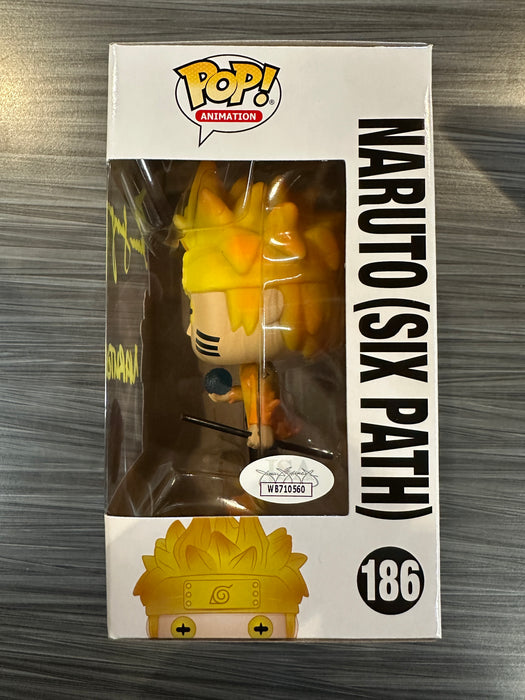 Funko POP! Animation: Naruto Shippuden - Naruto [Six Path] (Special Edition)(Signed/Maile Flanagan/JSA) #186