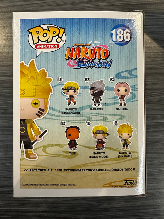 Funko POP! Animation: Naruto Shippuden - Naruto [Six Path] (Special Edition)(Signed/Maile Flanagan/JSA) #186