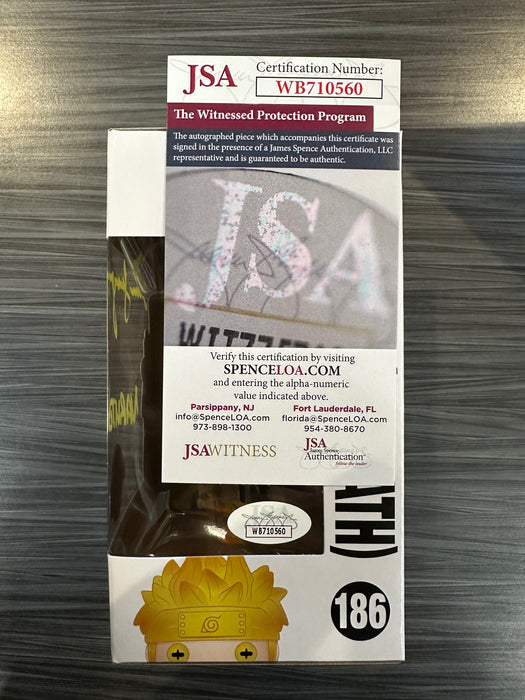 Funko POP! Animation: Naruto Shippuden - Naruto [Six Path] (Special Edition)(Signed/Maile Flanagan/JSA) #186