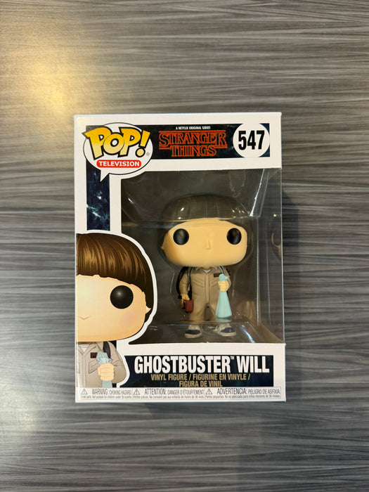 Funko POP! Television: Stranger Things - Ghostbuster Will (Damaged Box) #547