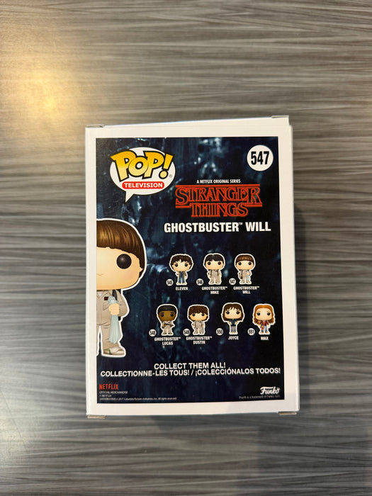 Funko POP! Television: Stranger Things - Ghostbuster Will (Damaged Box) #547