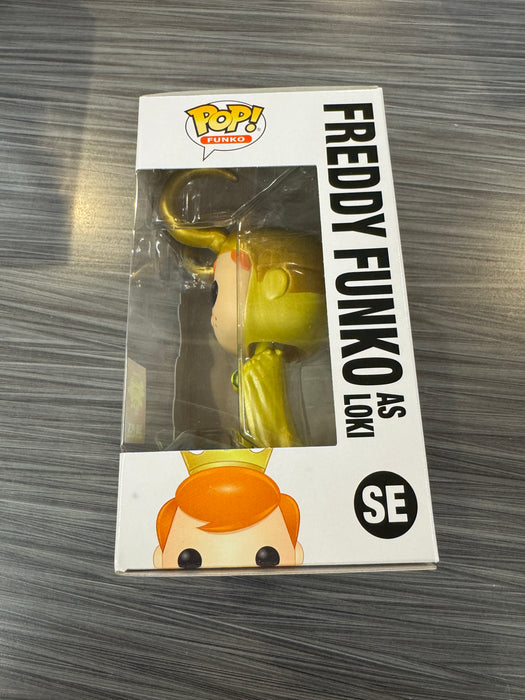 Funko POP! Freddy Funko As Loki [Metallic](2022 Blacklight Battle 500 PCS)(Damaged Box) #SE