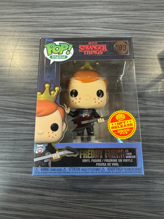 Funko POP! Digital: Stranger Things - Freddy Funko as Eddie Munson (NFT Release 3600PCS)(Damaged Box) #193