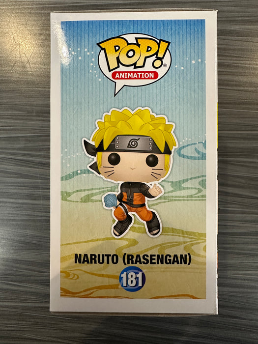 Funko POP! Animation: Naruto Shippuden - Naruto [Rasengan] (Signed/Maile Flanagan/JSA)(Damaged Box) #181