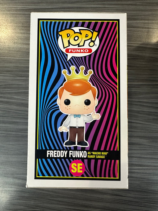 Funko POP! Freddy Funko As "Macho Man" Randy Savage (2022 Blacklight Battle)(2000 PCS)(Damaged Box) [A] #SE