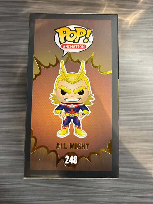 Funko POP! Animation: My Hero Academia - All Might (2019 NYCC)(Funimation)(Damaged Box) #248