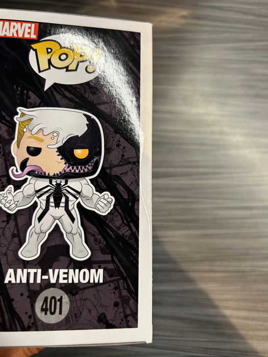 Funko POP! Marvel Venom: Anti-Venom (GiTD)(Boxlunch)(Damaged Box)[B] #401