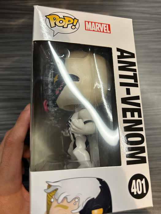 Funko POP! Marvel Venom: Anti-Venom (GiTD)(Boxlunch)(Damaged Box)[B] #401