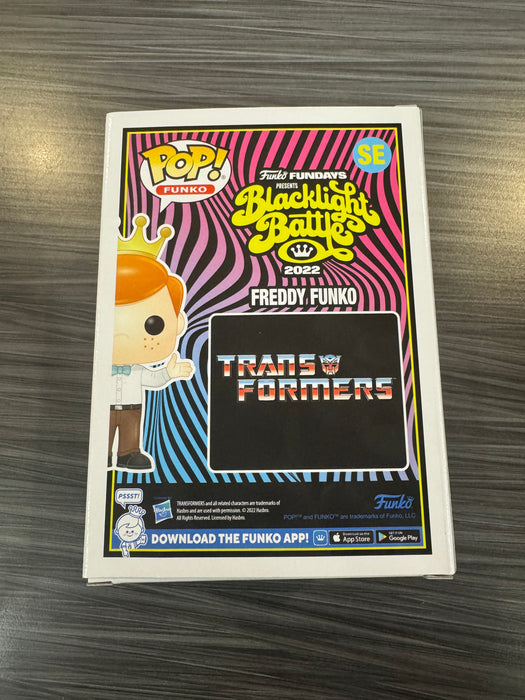 Funko POP! Freddy Funko As Optimus Prime [2022 BlackLight Battle 1500 PCS](Damaged Box) #SE