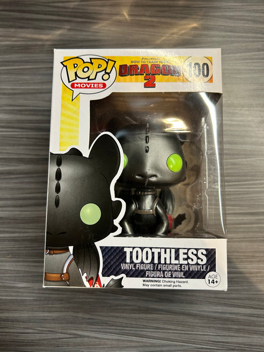 Funko POP! Movies: How To Train Your Dragon 2 - Toothless (Hot Topic Missing Sticker)(Damaged Box*) #100
