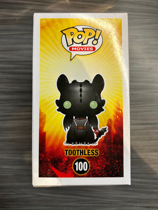 Funko POP! Movies: How To Train Your Dragon 2 - Toothless (Hot Topic Missing Sticker)(Damaged Box*) #100