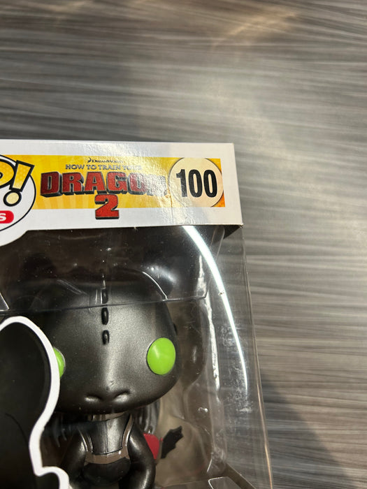 Funko POP! Movies: How To Train Your Dragon 2 - Toothless (Hot Topic Missing Sticker)(Damaged Box*) #100
