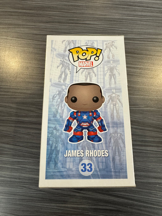 Funko POP! Marvel: Iron Man 3 - James Rhodes (2013 SDCC)(Damaged Box) #33