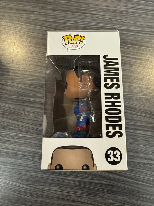 Funko POP! Marvel: Iron Man 3 - James Rhodes (2013 SDCC)(Damaged Box) #33