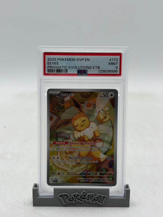 2025 POKEMON SVP EN Eevee #173 Prismatic Evolutions ETB [MINT PSA 9]