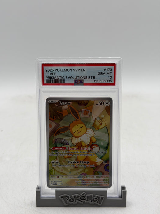 2025 POKEMON SVP EN Eevee #173 Prismatic Evolutions ETB [GEM MT PSA 10]