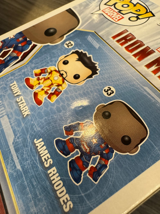 Funko POP! Marvel: Iron Man 3 - James Rhodes (2013 SDCC)(Damaged Box) #33
