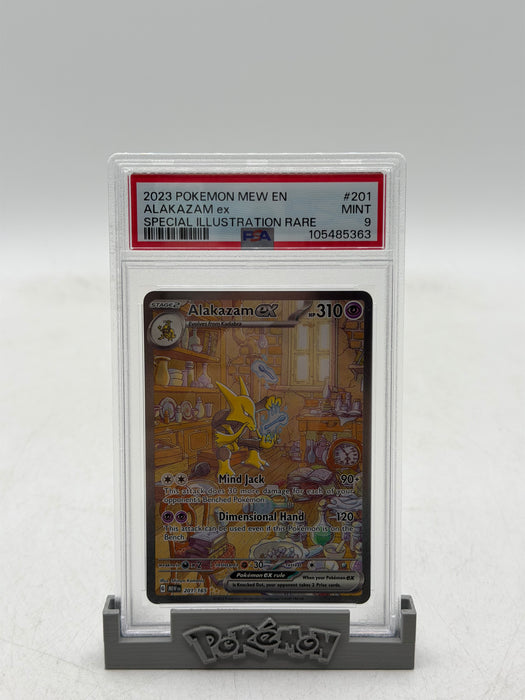 2023 POKEMON MEW EN Alakazam ex #201 Special Illustration Rare [MINT PSA 9]