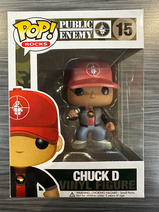Funko POP! Rocks: Public Enemy - Chuck D (Damaged Box) #15