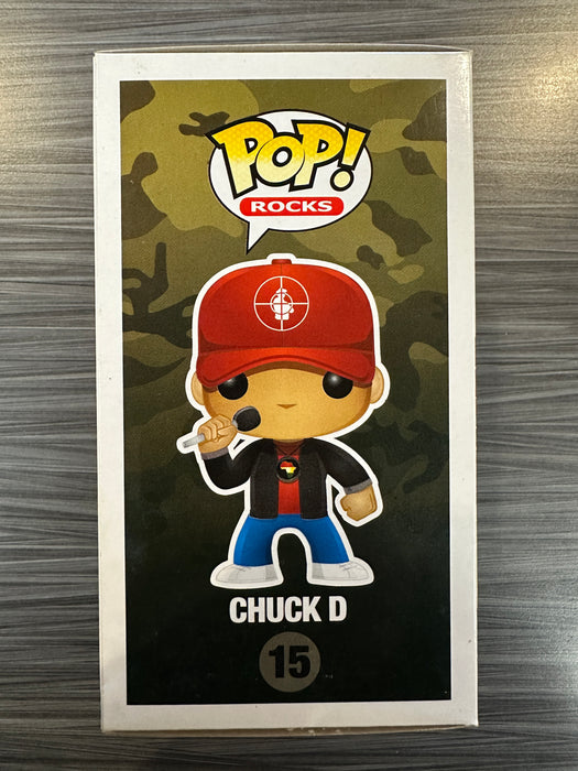 Funko POP! Rocks: Public Enemy - Chuck D (Damaged Box) #15