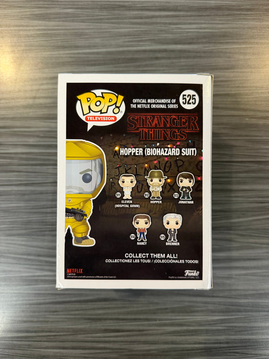 Funko POP! Television: Stranger Things- Hopper[Biohazard Suit](Hot Topic)(Damaged Box*) #525